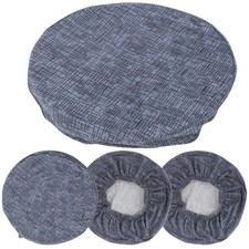 3 Pcs Recouvre Tabouret Rond