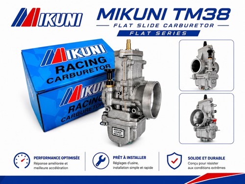 Carburateur mikuni tm38 flat - carburateur,