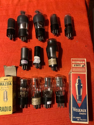 Tubes radio tsf 25l6 25a6 - 25l6,