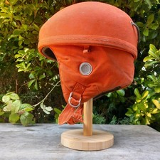 Casque TAP 202 GUENEAU Geno orange  saut parachutiste Aéronautique Pilote Avion 