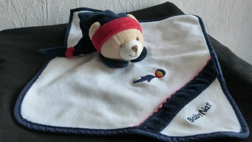 Doudou plat ours - ours, nat