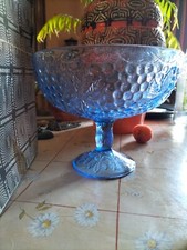 ZABKOWICE VINTAGE énorme COUPE saladier a punch / GLASS Zabkowice Polish Clear