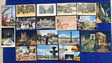 Lot 19 Cartes Anciennes de Paris France 75 dont 3 Rééditions, Voir Photos…