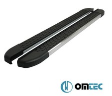 Marche-pieds latéraux pour Porsche Cayenne 2003-2011 série NVY 101 chrome 193cm