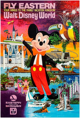 Disney attraction poster fly - poster,