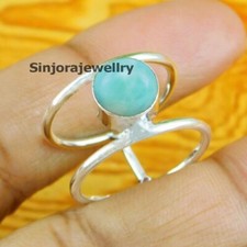 Bague cadeau Larimar pierre