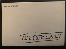 Autographe original de