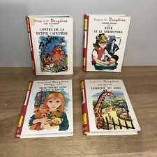 Lot 4 Livres Romans Enfants 6- 10 Ans Collection Rouge Et Or Dauphine 60’s 70’s