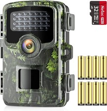Caméra de Chasse Nocturne 32MP 1520P HD + SD 32GO Vitesse D'induction 0,1 S IP66