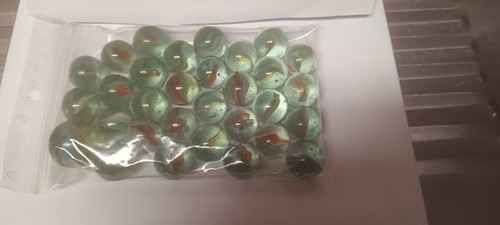 Lot billes en verre - 31,