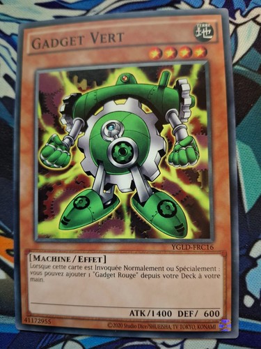 Carte gadget vert - carte, yu-gi-oh