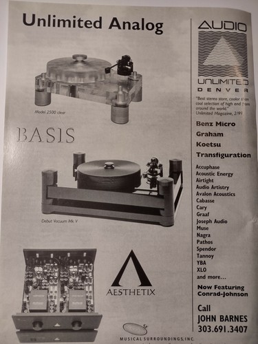 Audio unlimited denver analog - audio,
