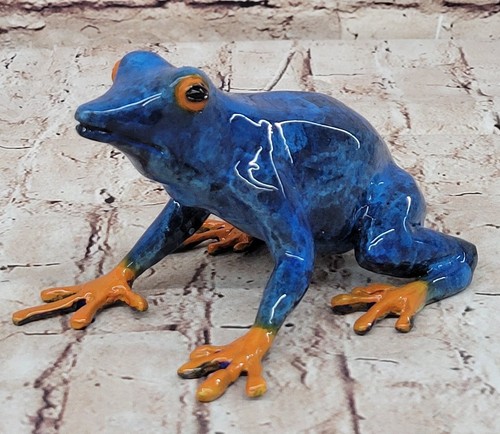 Marius bleu grenouille bronze - grenouille,