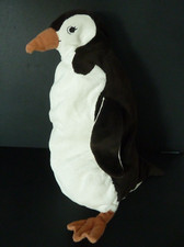 50. DOUDOU PELUCHE IKEA PINGOUIN KLAPPAR MANCHOT noir blanc beige marron T.B.ET