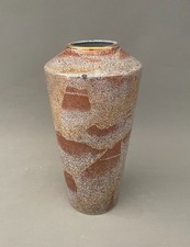 Vase en faïence mouchetée