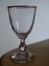 BACCARAT CRISTAL OR ANCIEN PETIT VERRE  CAVE LIQUEUR NAP III 19 EME