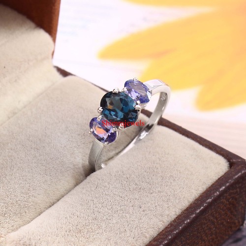 Naturel topaze bleu londres - topaze,