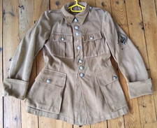 IIIe Rép. - ANCIENNE VESTE VAREUSE UNIFORME GENDARMERIE COLONIALE 2 INDOCHINE ?