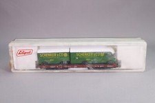 LG1482 LILIPUT 200L Ho Wagon plateau transport camion + remorque Schenker boggie