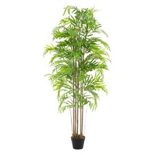 Bambou artificiel plante avec tronc arbre en pot 180 cm déco de chambre salon