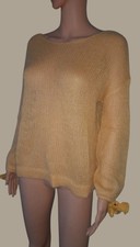 * SEZANE *- Pull jaune modèle  DICKY mohair Taille XS