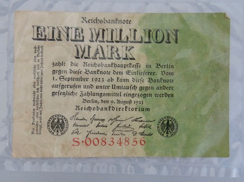 Eine million mark ancien - eine,