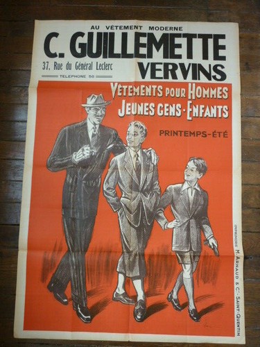 Rare affiche guillemette - ,