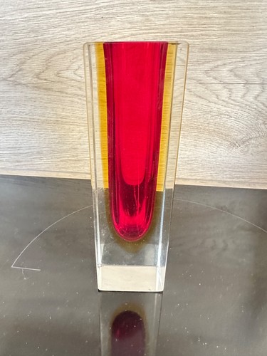 Vase bloc verre murano - en, de