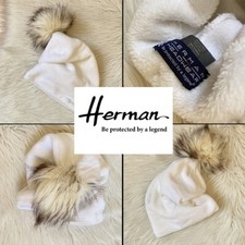 Bonnet maille pompon fourrure