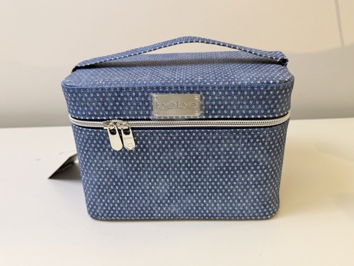 Bebe blue denim - blue, glitter