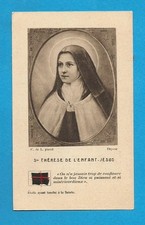 IMAGE PIEUSE RELIQUE SAINTE  THERESE DE L ENFANT JESUS  CARMEL DE  LISIEUX Dec