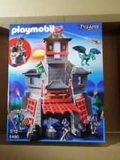 COLLECTOR - Playmobil 5480 Château du dragon vert + 4 chevaliers (tout neuf)