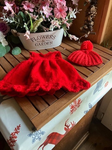 Robe avec bonnet poupee - avec,