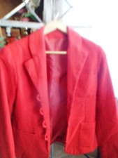 Veste femme rouge taille 40