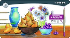 Lyra Rembrandt Aquarell Coloré Crayons Cadeau Boite - Idéal pour Art Thérapie