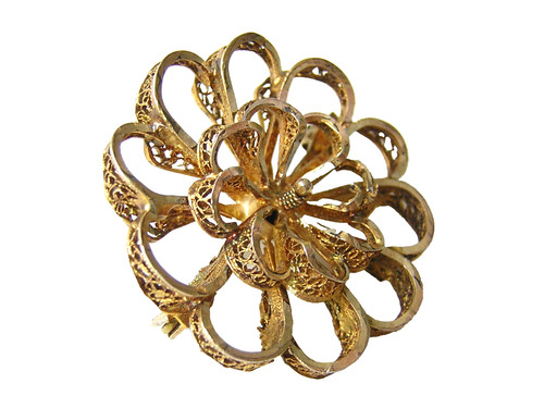 Antique 835 argent broche - argent,