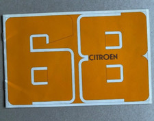 Brochure Publicitaire Citroën 68, 2 CV, Dyane, Ami 6 break