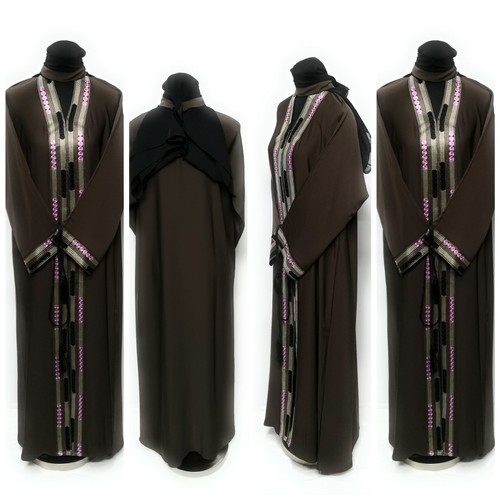 Femme bout ouvert abaya maxi - femme,