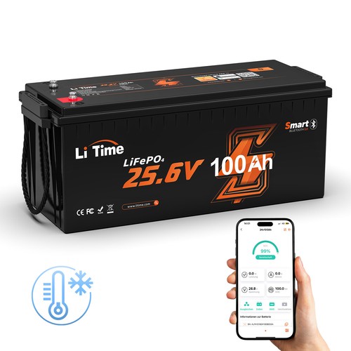 24v 100ah lifepo4 - batterie, au
