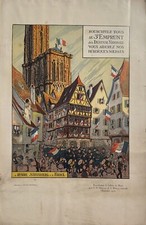 HANSI ALSACE STRASBOURG - Poster Affiche Rendre Strasbourg à la France 1917