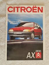 CITROEN AX DIESEL  Catalogue