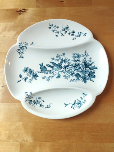Rare assiette asperges - À,