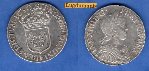 Louis xiv ecu 1650 f - louis,