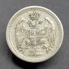 SERBIE 10 PARA 1912 Aigle Bicéphale