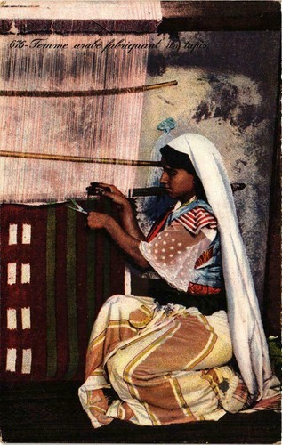 Cpa tunisia femme arabe - cpa,