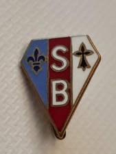 STADE BRESTOIS FRANCE FOOTBALL OLD RARE Badge Insigne Abzeichen