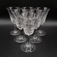 Service de six verres à vin