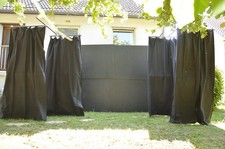 Structure de scène avec pendrillons pour théâtre, répétitions...