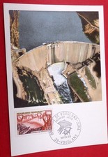 39 ,jura , cpsm grand format , vouglans , carte premier jour  , 1969