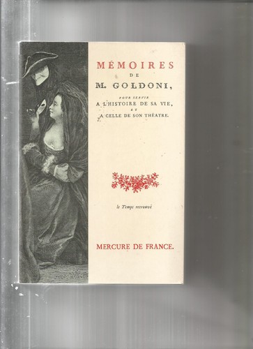 Memoires goldoni ii - de,
